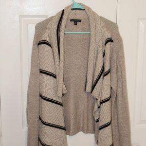 women's high low knit cardigan